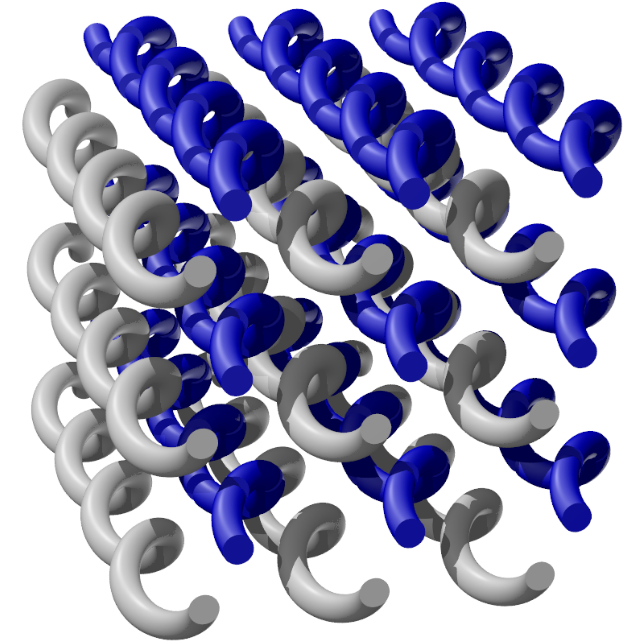 Bipartite helical array realizing a Weyl exceptional ring.